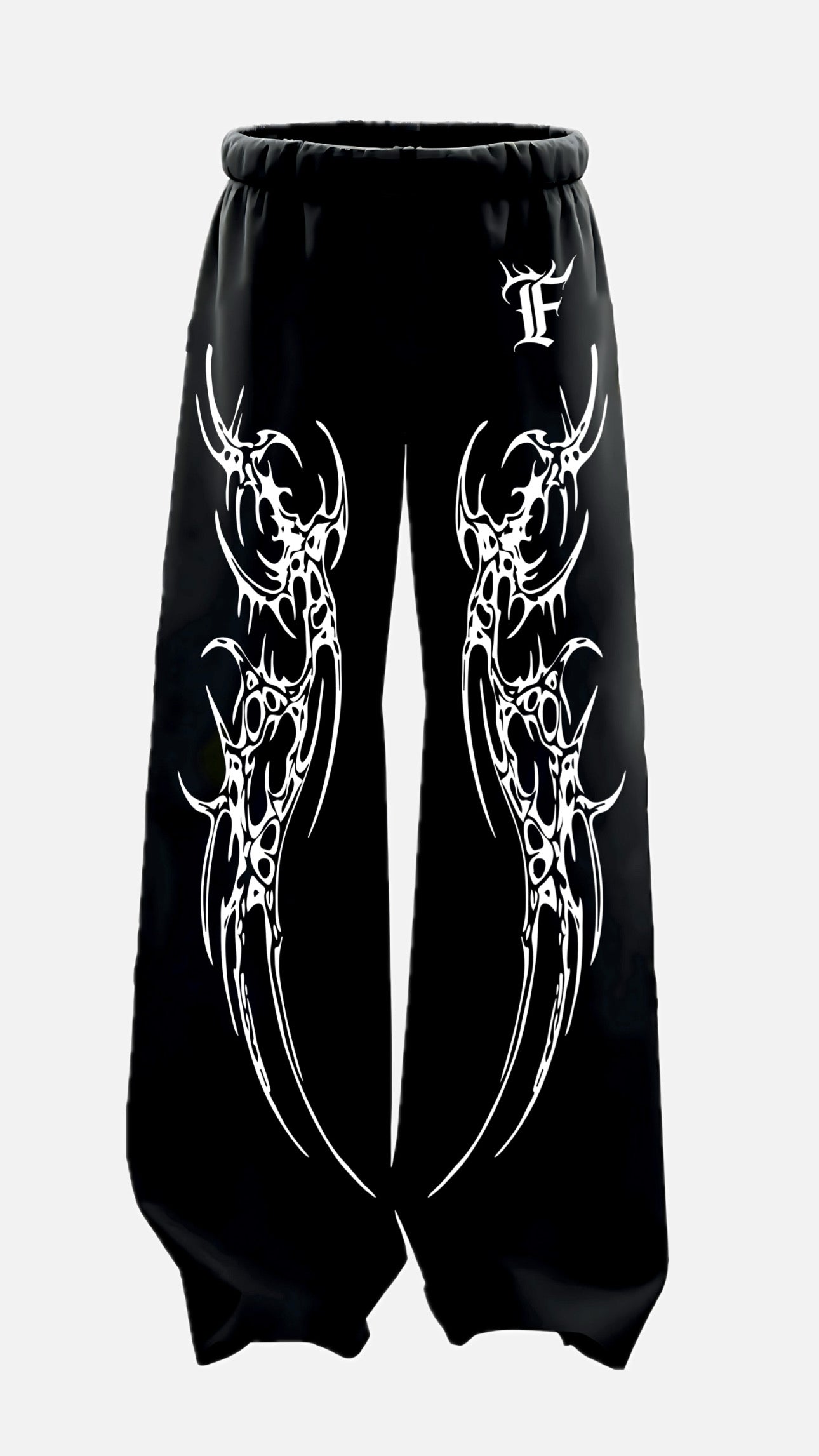 Abyssal Crest Unisex Straight Fit Baggy Pants