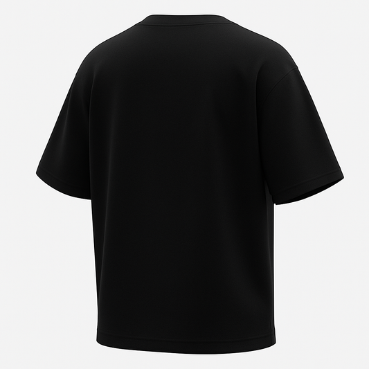 Ritual Storm Unisex Black Oversized Tee