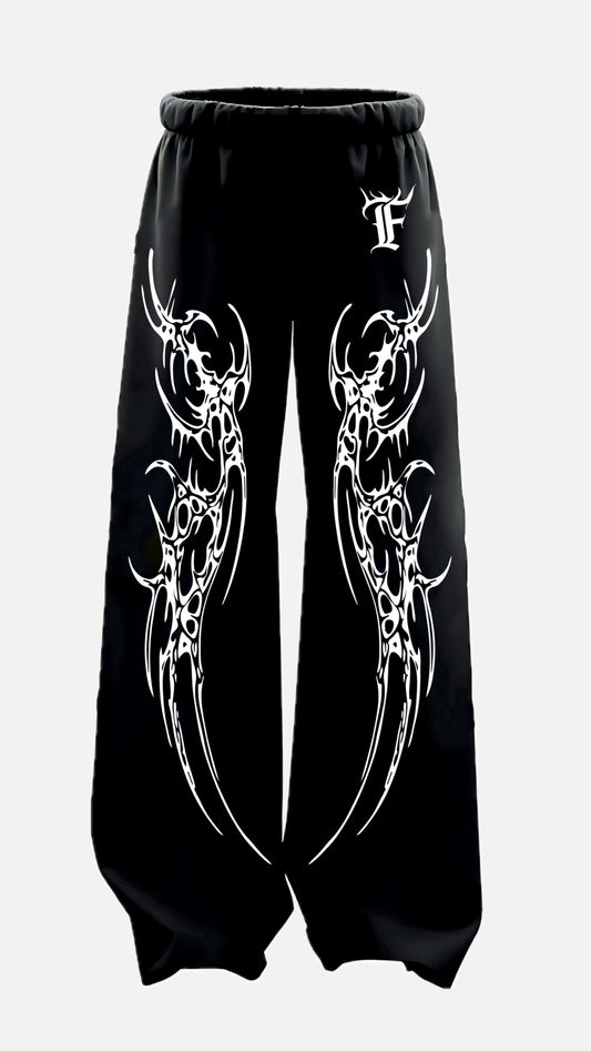 Abyssal Crest Unisex Straight Fit Baggy Pants