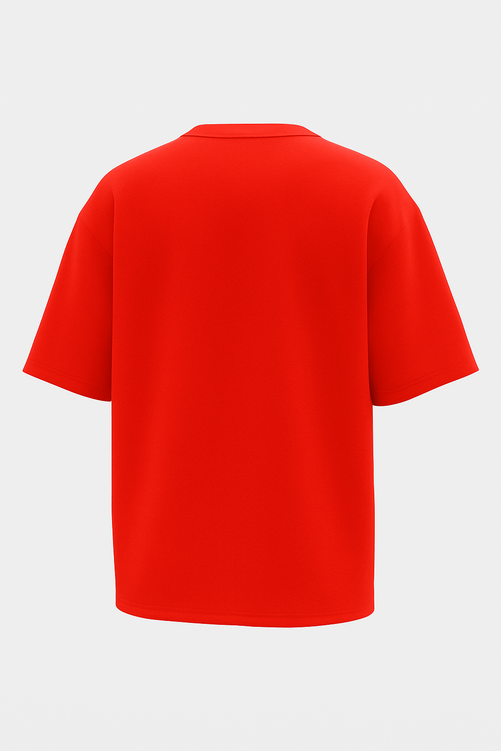Infernal Throne Unisex Red Oversized Tee